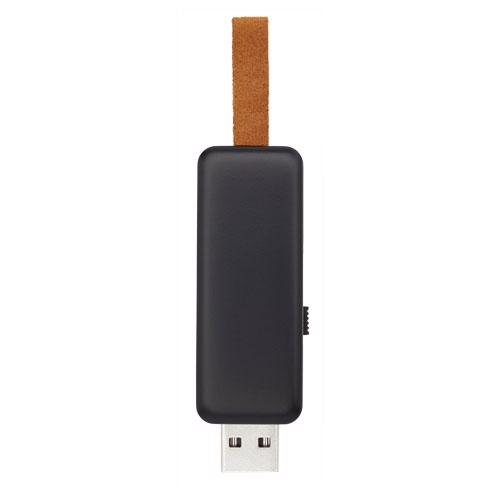 Chiavetta USB in plastica e cordino con personalizzazione luminosa da 8GB
