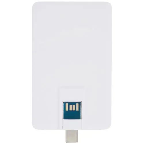 Chiavetta USB duo da 32GB a forma di tessera con porta USB Tipo-C USB 3.0