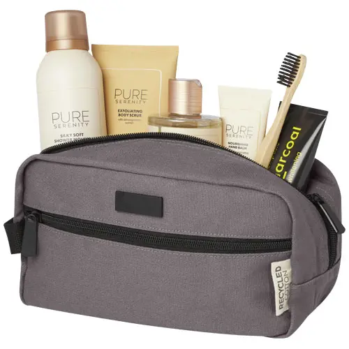 Beauty case in tela riciclata certificata GRS 3.5L 23x13.5x11cm