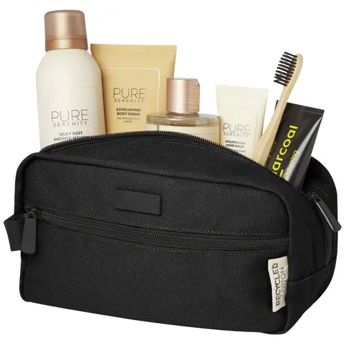 Beauty case in tela riciclata certificata GRS 3.5L 23x13.5x11cm