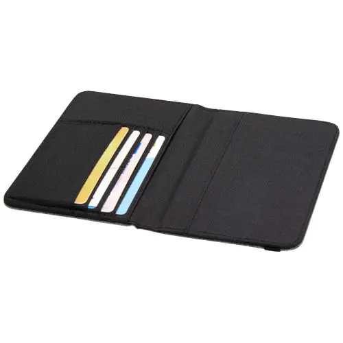 Porta passaporto in PET riciclato certificato GRS con protezione RFID