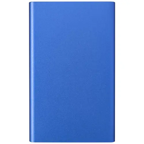 Power bank alluminio con indicatore LED di stato da 4000 mAh fornito in scatola regalo