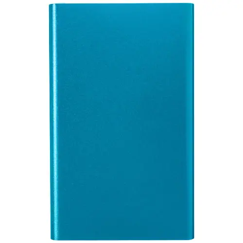 Power bank alluminio con indicatore LED di stato da 4000 mAh fornito in scatola regalo