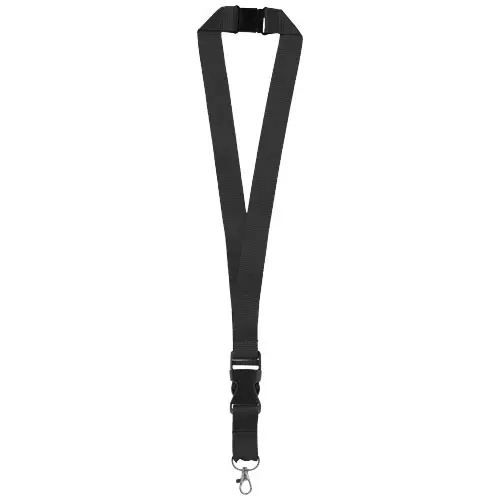 Lanyard con fibbia staccabile e sgancio di sicurezza
