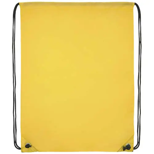 Sacca in poliestere in diverse colorazioni con chiusura a coulisse da 210D 33x44cm