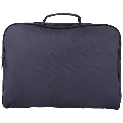Borsa porta documenti A4 in poliestere 600D con zip 40x8x27cm