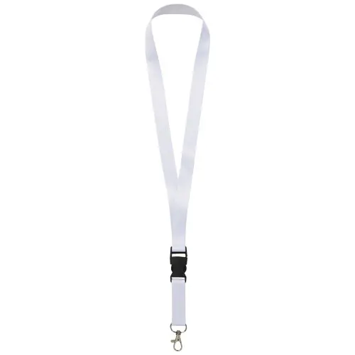 Lanyard Bucks in PET riciclato totalmente personalizzabile con fibbia di sicurezza