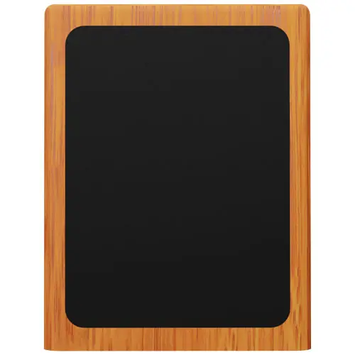 Portamatite in legno con logo luminoso e doppia uscita USB