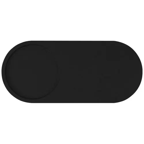 Stazione di ricarica a marchio SCX wireless da 10W con personalizzazione luminosa e porta oggetti in bambù fornita in scatola regalo