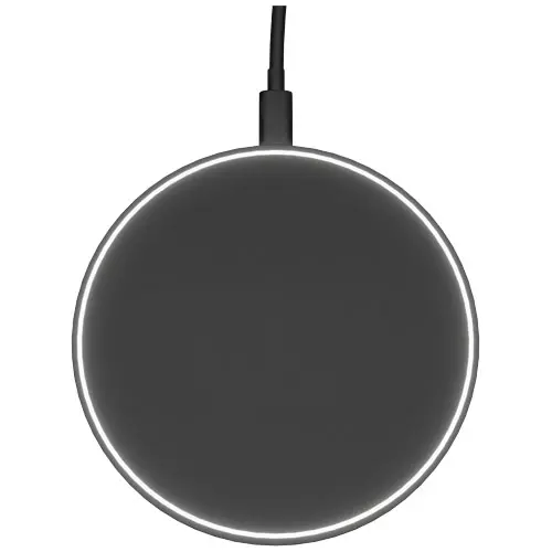 Caricatore wireless SCX Design in ABS con finitura soft-touch e logo luminoso da 15W 