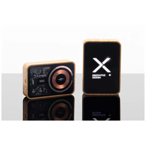 Power bank in bambù con MagSafe da 10000 mAh SCX design