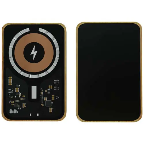 Power bank in bambù con MagSafe da 10000 mAh SCX design