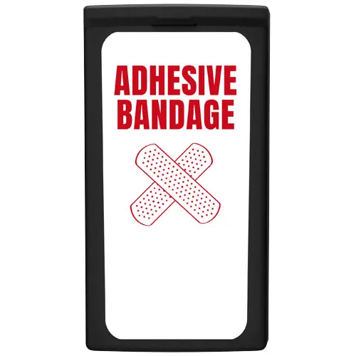 Kit con 10 cerotti in custodia di plastica