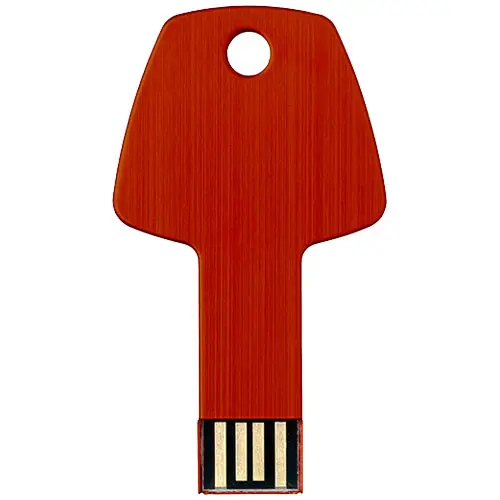 Chiavetta USB in alluminio a forma di chiave di vari colori da 1GB a 32GB
