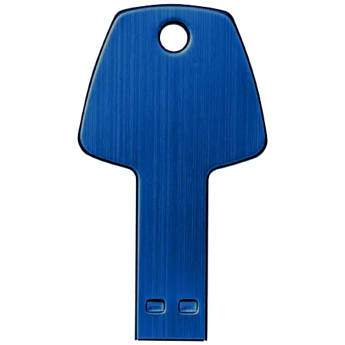 Chiavetta USB in alluminio a forma di chiave di vari colori da 1GB a 32GB
