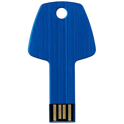 Chiavetta USB in alluminio a forma di chiave di vari colori da 1GB a 32GB