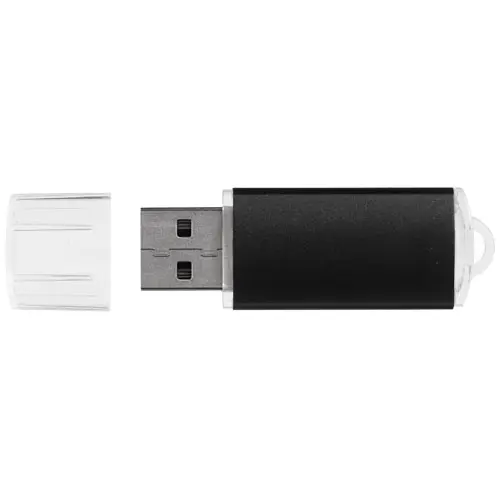 Chiavetta USB in plastica e alluminio satinato con cappuccio  da 1GB a 32GB