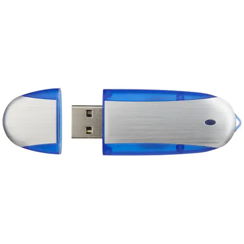 Chiavetta USB in plastica e alluminio con cappuccio in diverse colorazioni da 4GB a 32GB