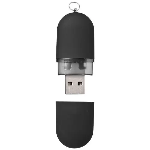 Chiavetta USB in plastica di forma ovale con cappuccio da 1GB a 32GB