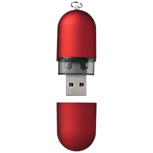 Chiavetta USB in plastica di forma ovale con cappuccio da 1GB a 32GB