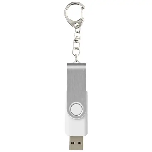 Chiavetta USB in plastica e alluminio di vari colori con portachiavi da 1GB a 32GB
