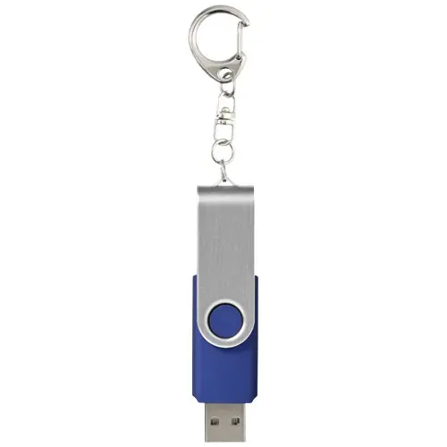 Chiavetta USB in plastica e alluminio di vari colori con portachiavi da 1GB a 32GB