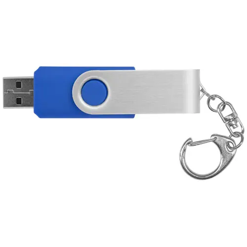 Chiavetta USB in plastica e alluminio di vari colori con portachiavi da 1GB a 32GB