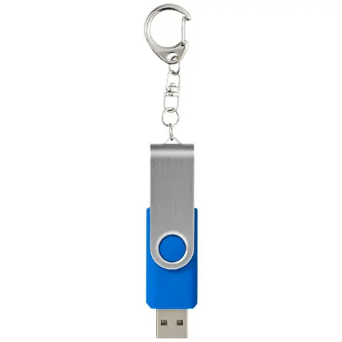 Chiavetta USB in plastica e alluminio di vari colori con portachiavi da 1GB a 32GB