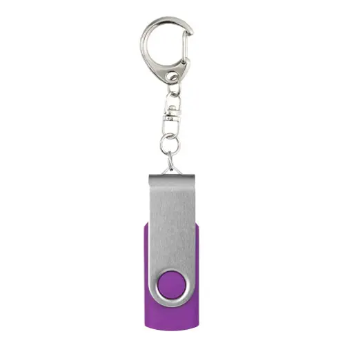 Chiavetta USB in plastica e alluminio di vari colori con portachiavi da 1GB a 32GB