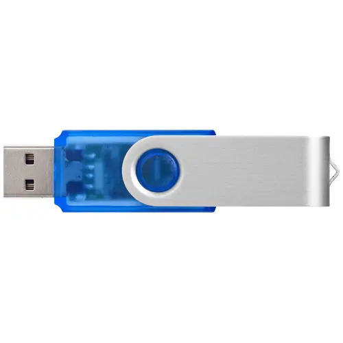 Chiavetta USB in plastica trasparente e alluminio da 1GB a 32GB