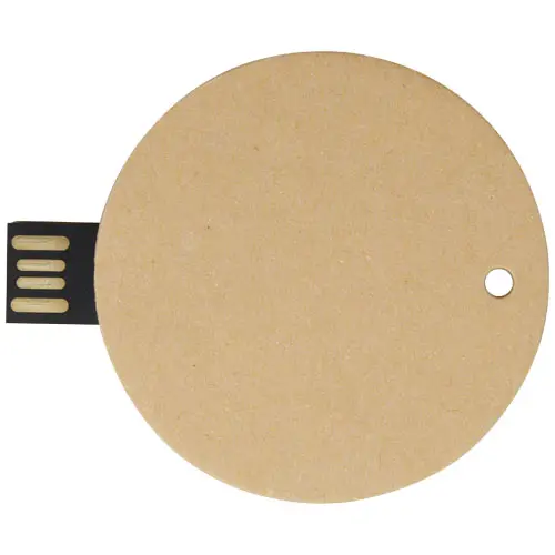 Chiavetta USB rotonda in carta riciclata da 1GB a 128GB