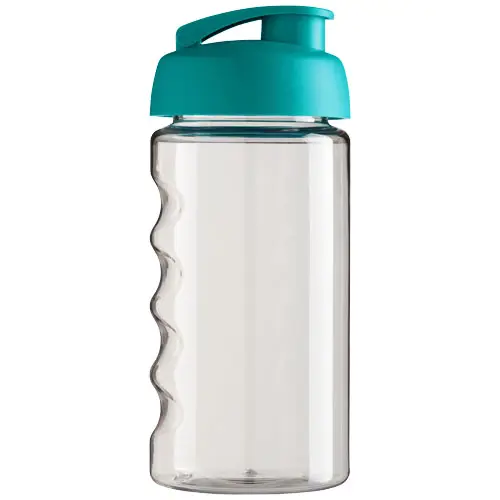 Borraccia sportiva in PET da 500 ml con coperchio a scatto