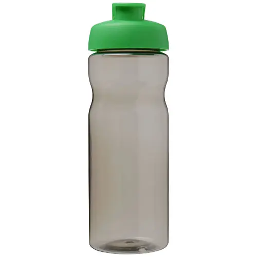 Borraccia sportiva da 650ml in plastica riciclata di alta qualità con coperchio ermetico e chiusura flip
