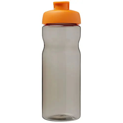 Borraccia sportiva da 650ml in plastica riciclata di alta qualità con coperchio ermetico e chiusura flip