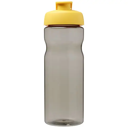 Borraccia sportiva da 650ml in plastica riciclata di alta qualità con coperchio ermetico e chiusura flip