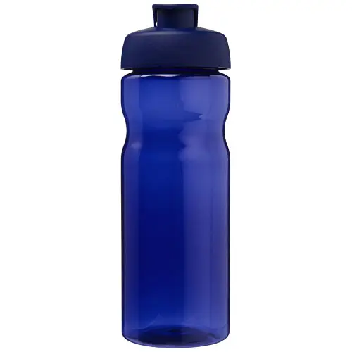 Borraccia sportiva da 650ml in plastica riciclata di alta qualità con coperchio ermetico e chiusura flip