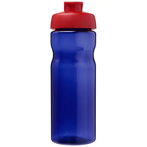 Borraccia sportiva da 650ml in plastica riciclata di alta qualità con coperchio ermetico e chiusura flip