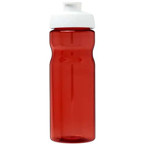 Borraccia sportiva da 650ml in plastica riciclata di alta qualità con coperchio ermetico e chiusura flip