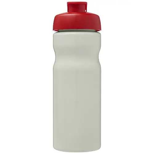 Borraccia sportiva da 650ml in plastica riciclata di alta qualità con coperchio ermetico e chiusura flip