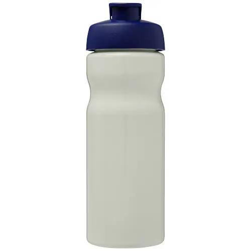 Borraccia sportiva da 650ml in plastica riciclata di alta qualità con coperchio ermetico e chiusura flip