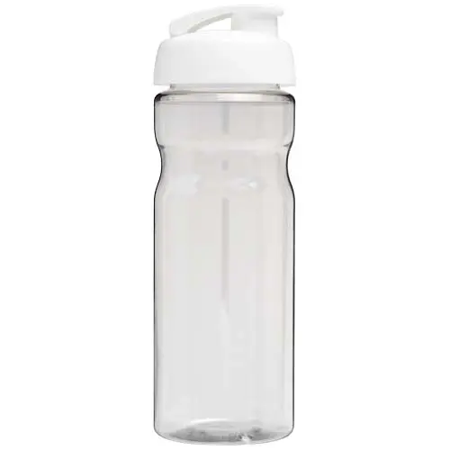 Borraccia sportiva da 650ml in plastica riciclata di alta qualità con coperchio ermetico e chiusura flip
