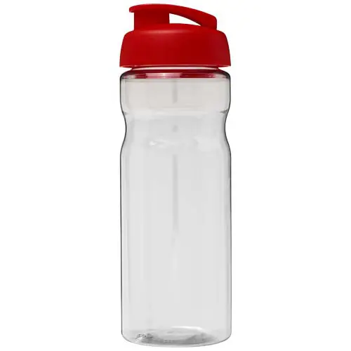 Borraccia sportiva da 650ml in plastica riciclata di alta qualità con coperchio ermetico e chiusura flip