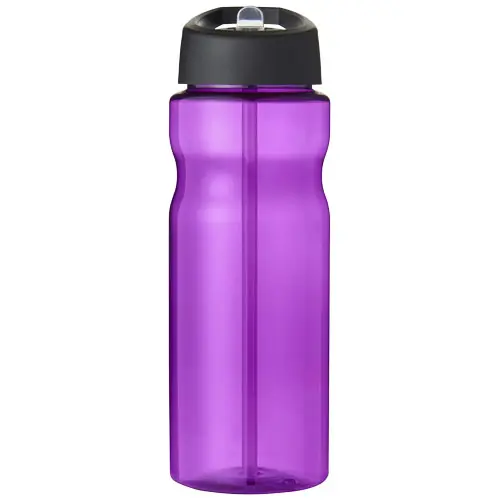 Borraccia sportiva da 650ml realizzata in plastica riciclata con coperchio e beccuccio