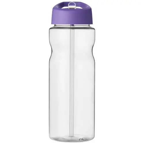 Borraccia sportiva da 650ml realizzata in plastica riciclata con coperchio e beccuccio