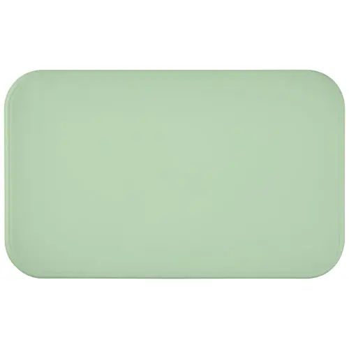 Porta pranzo in plastica e bioplastica da canna da zucchero con fascia di chiusura in plastica riciclata 180x110x60mm