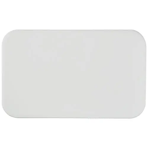 Porta pranzo in plastica e bioplastica da canna da zucchero con fascia di chiusura in plastica riciclata 180x110x60mm