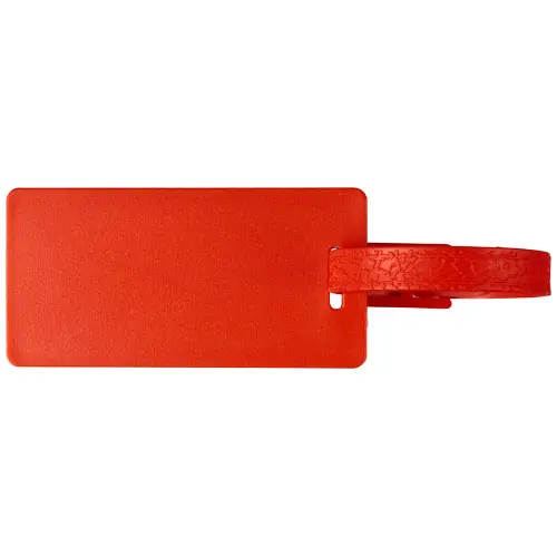 Etichetta per bagagli in materiale riciclato disponibile in diversi colori