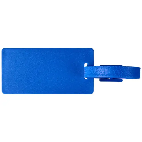 Etichetta per bagagli in materiale riciclato disponibile in diversi colori