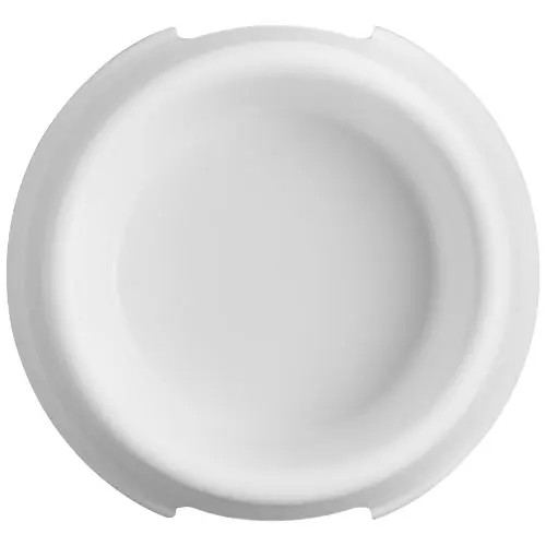 Ciotola per cani in plastica con piedini in gomma