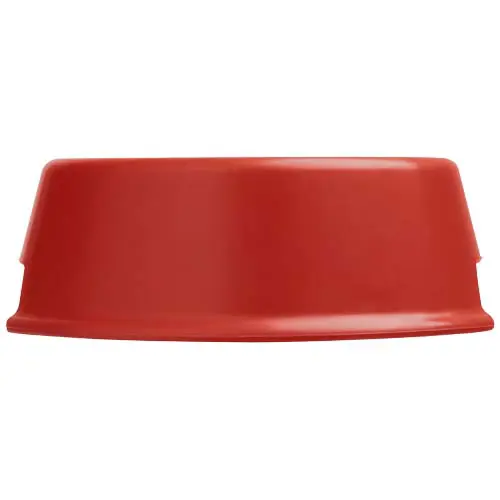 Ciotola per cani in plastica con piedini in gomma